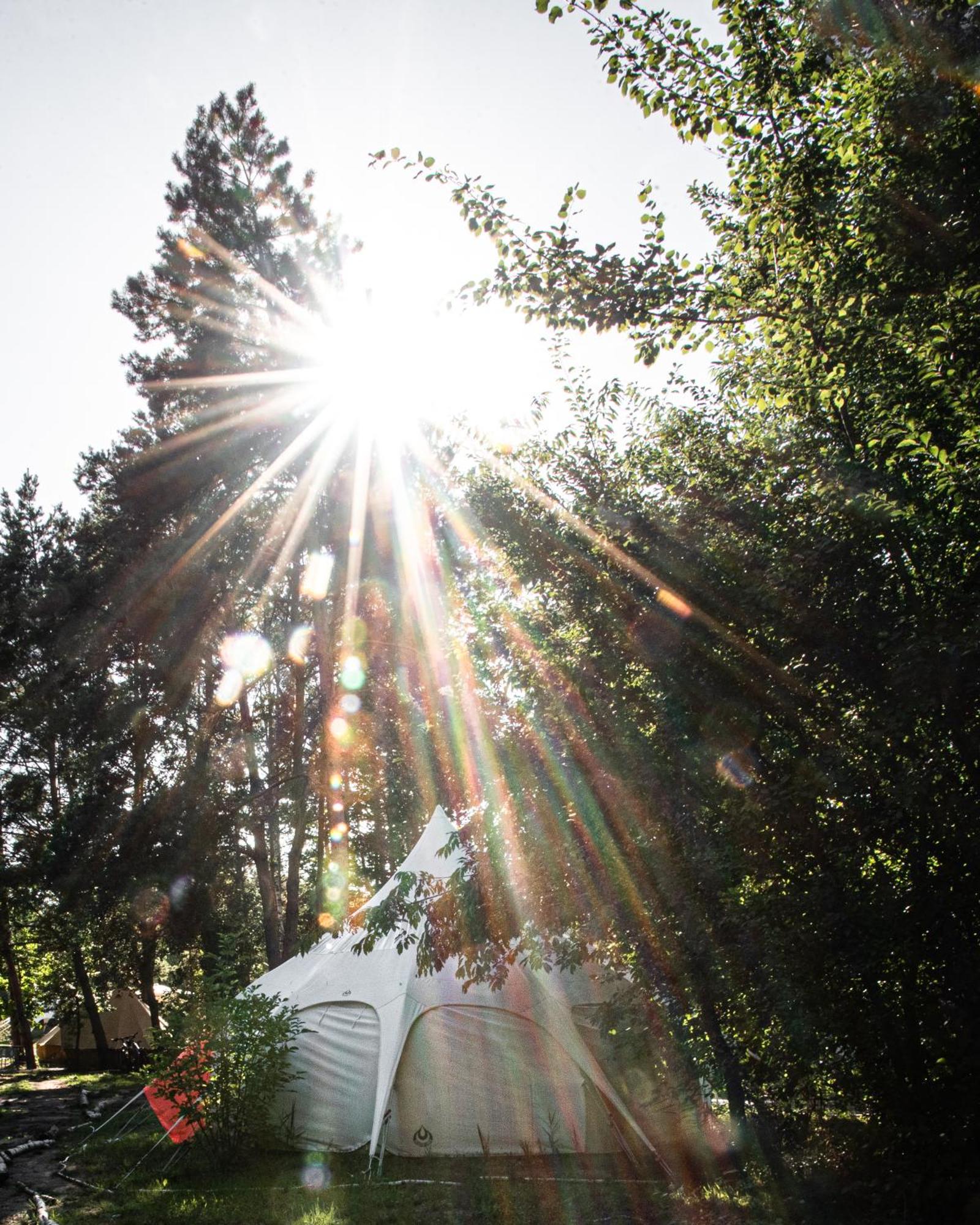 Raus Und Gut Glamping Am Graebendorfer See Drebkau المظهر الخارجي الصورة
