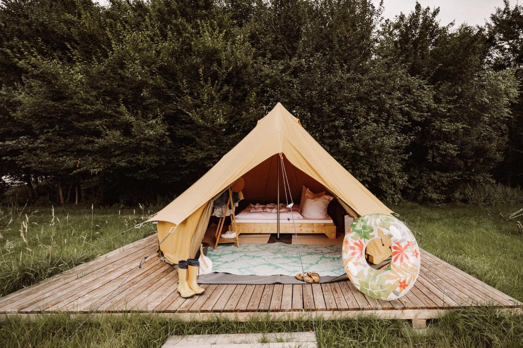 Raus Und Gut Glamping Am Graebendorfer See Drebkau المظهر الخارجي الصورة